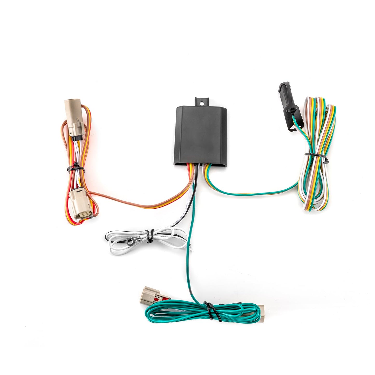 Wsays Vehicle-Side 4-Pin Trailer Wiring Harness Compatible with Ford Bronco 2021-2023 W/LED Tail light Plug & Play Connect Trailer Tail Lights Brake Signal Lights and Turn Signals