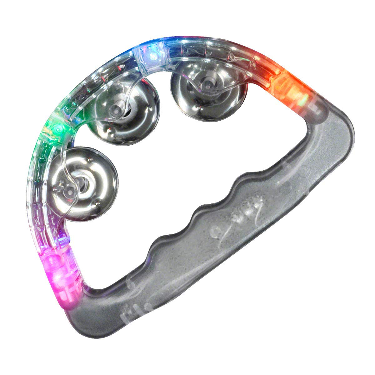 Light Up Tambourines in Bulk (Set of 12) for Weddings and Parties