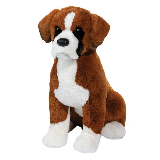 Douglas Chance Boxer Dog Plush Stuffed Animal – Realistic Soft Boxer Puppy Plush Toy for Kids, Dog Lovers & Boxer Owners, Floppy Stuffed Dog, 19" (48 cm)