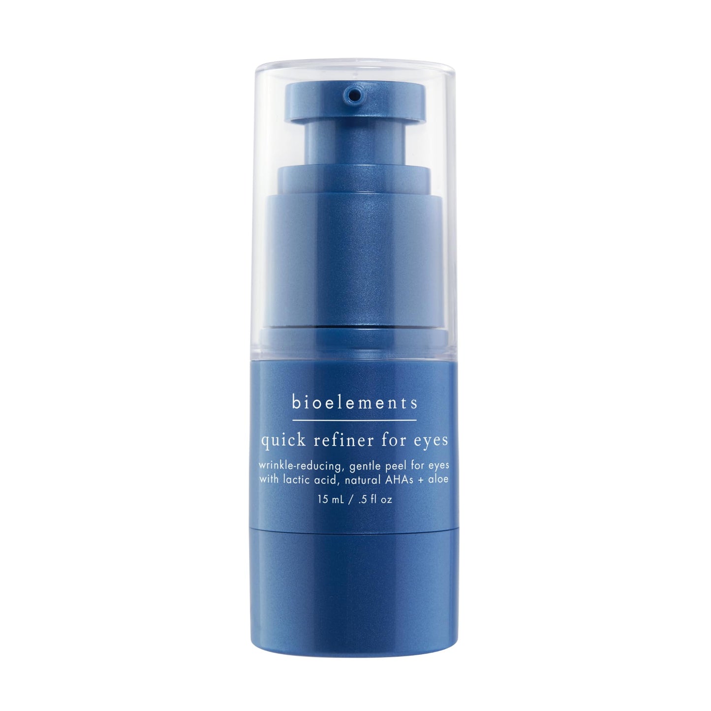 Bioelements. Quick Refiner for Eyes - 0.5 fl oz - Wrinkle-Reducing, Gentle AHA & Lactic Acid Peel for Eyes - All Skin Types - Vegan, Gluten Free - Never Tested on Animals