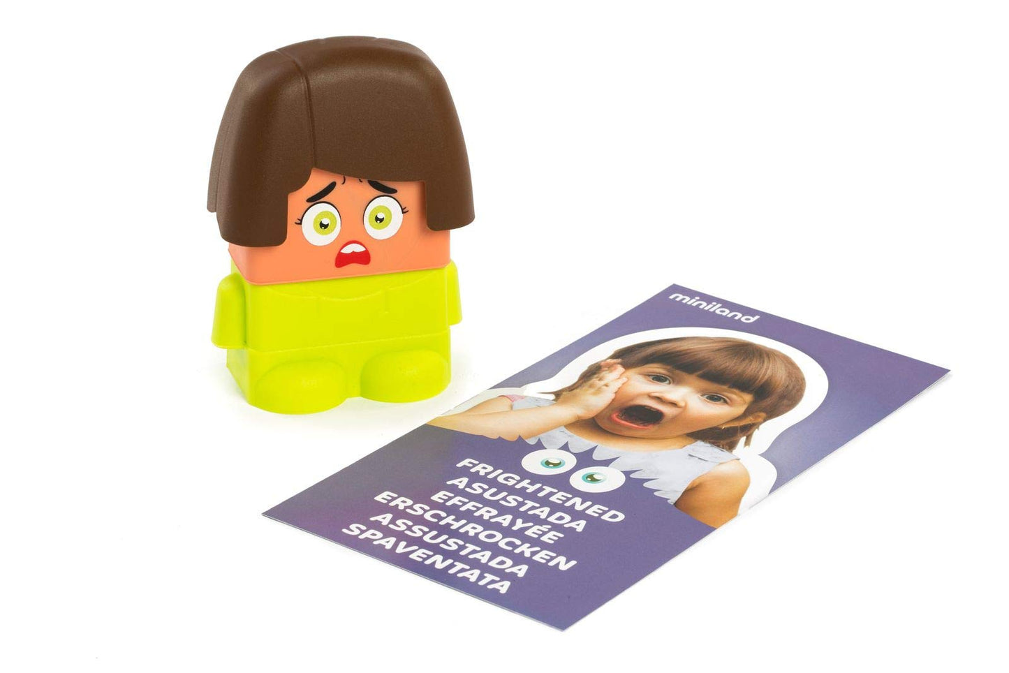 Miniland Emotiblocks Basic Emotions Toy