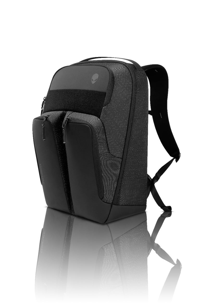 Alienware Horizon Utility Backpack, AW523P, Weather resistant, Padded back and shoulder straps, EVA padding, RFIDsafe, Black