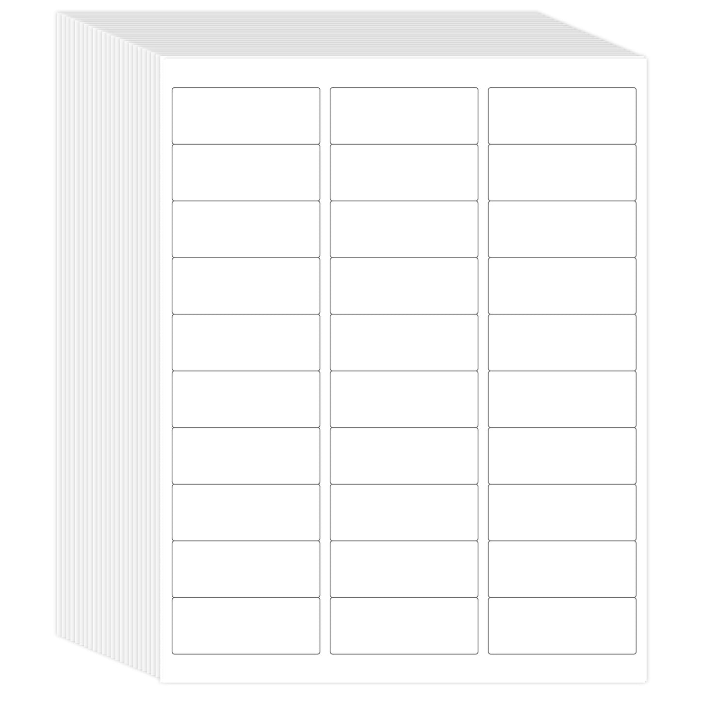 L LIKED Printable Address Labels, 1" x 2-5/8", 15000 Labels, 30 per Sheet, Blank Mailing Labels for Envelopes (500 Sheets)