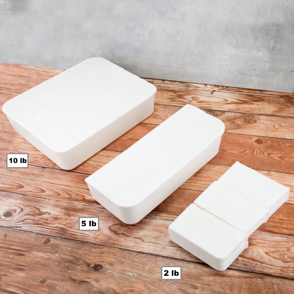 Primal Elements Triple Butter Soap Base (Mango, Shea, and Cocoa Butter) - Moisturizing Melt and Pour Glycerin Soap Base for Crafting and Soap Making, Easy to Cut - 10 Pound