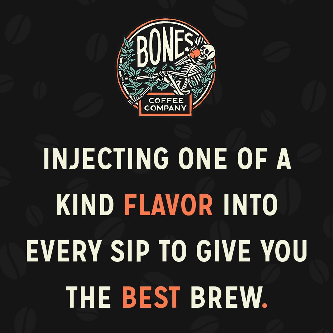 Bones Coffee Company Salty Siren Latte Flavored Coffee, Medium Roast Ready To Drink Iced Coffee in Can, 11 Fl Oz Can (12 Pack)