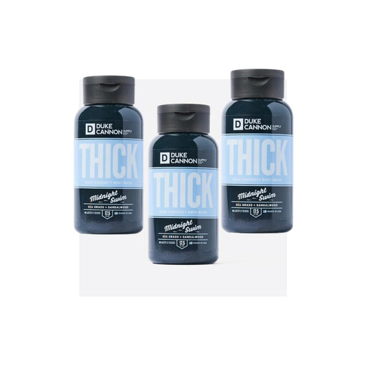 Duke Cannon Supply Co. Thick High Viscosity Body Wash - Midnight Swim 17.5 oz (3 Pack)
