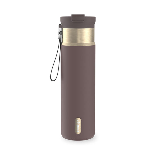 Contigo DualSip 24 oz Stainless Steel Vacuum-Insulated Water Bottle with Carry Strap & 2-in-1 Leakproof Lid (Straw or Spout), BPA-Free & Lead-Free, Dishwasher Safe