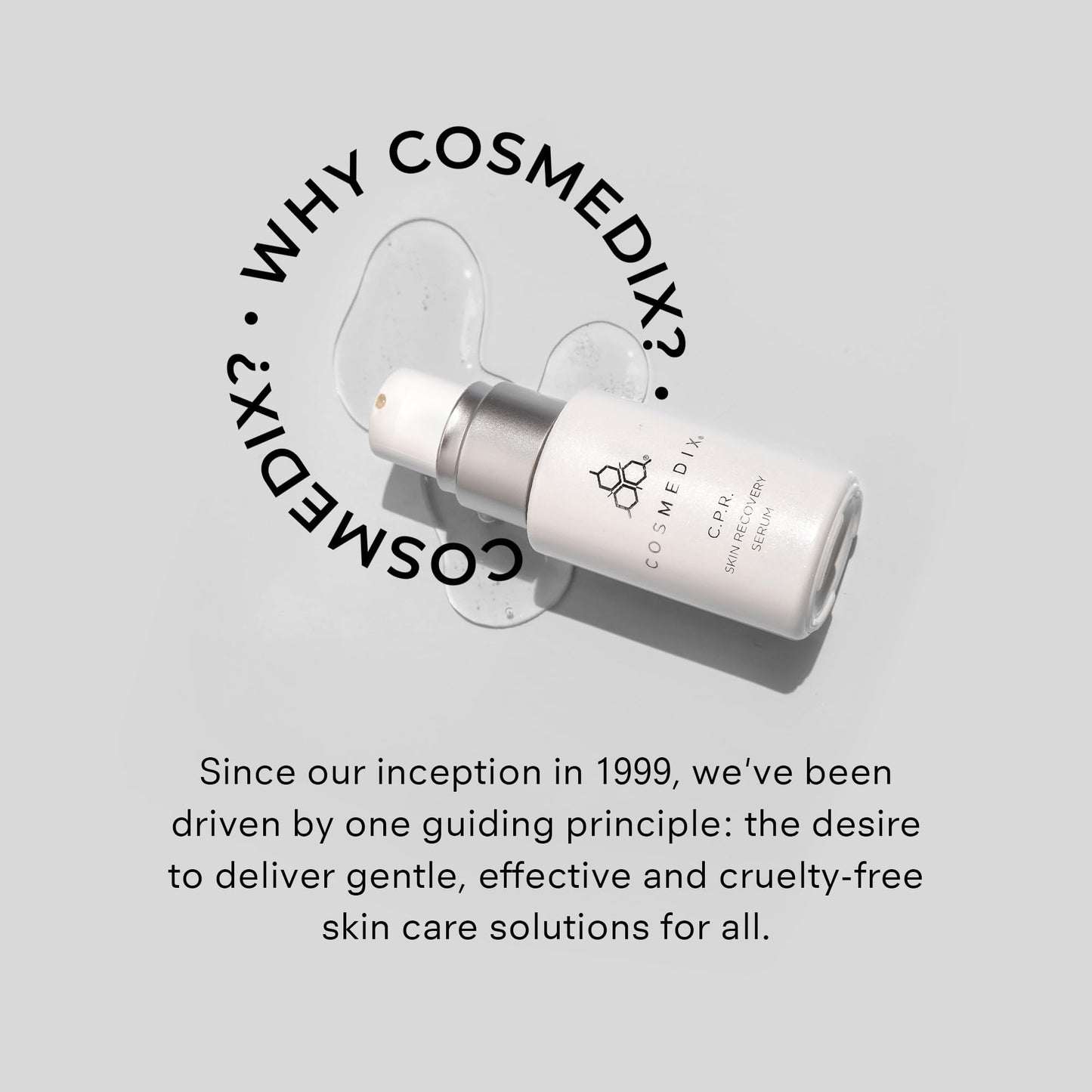 C.P.R. Skin Recovery Serum by Cosmedix for Unisex - 0.5 oz Serum