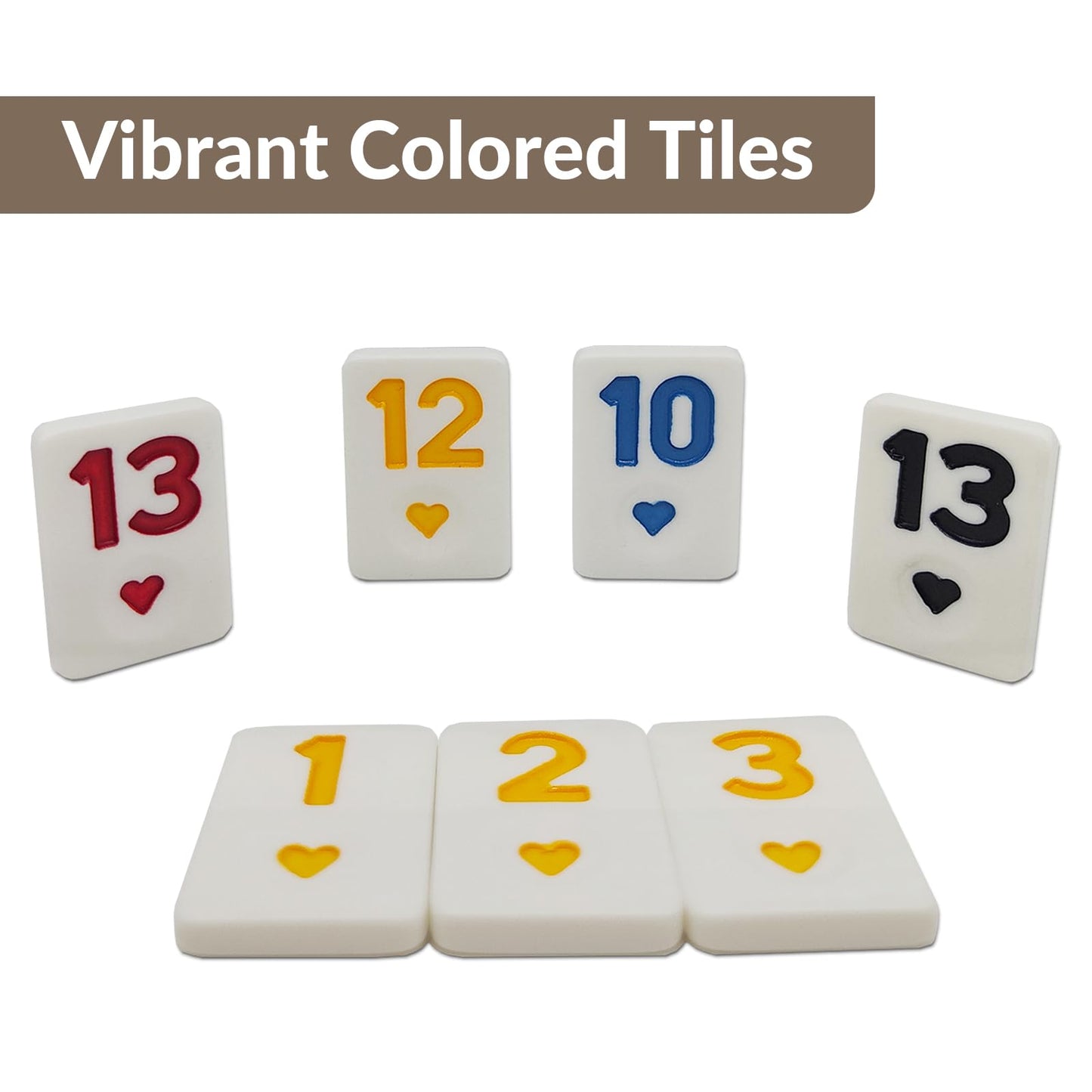 MIDOLITE Rummy Cube 6 Player Edition with 6 Wooden Racks, Rummy Cube Game with Case 6 Players with Portable Case 160 Tiles Rummy Cube Travel Game Set for Family Adults Kids
