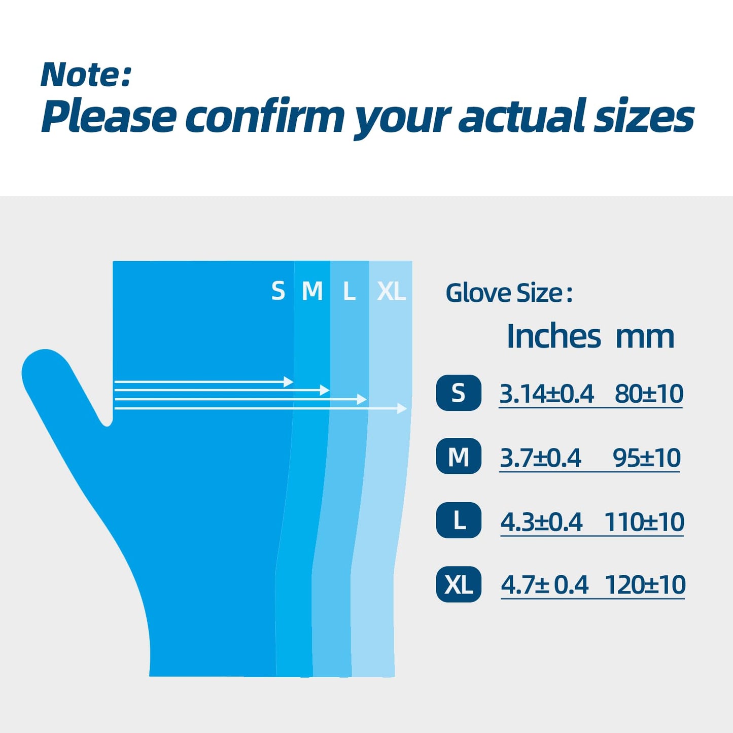 Nitrile Exam Gloves, 3.5-Mil Blue Disposable Latex-Free, Extra Soft Medical Gloves Medium Case Of 1000, Powder-Free for Medical, Cleaning, Cooking, Esthetician, Food-Safe, M
