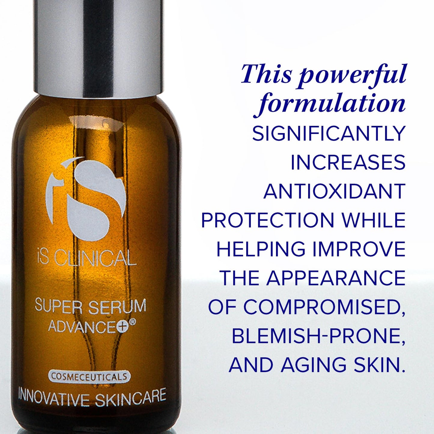 iS CLINICAL Super Serum Advance+, Anti-Aging Vitamin C Face Serum, reduces scaring and fine stretch marks, 0.5 Fl Oz