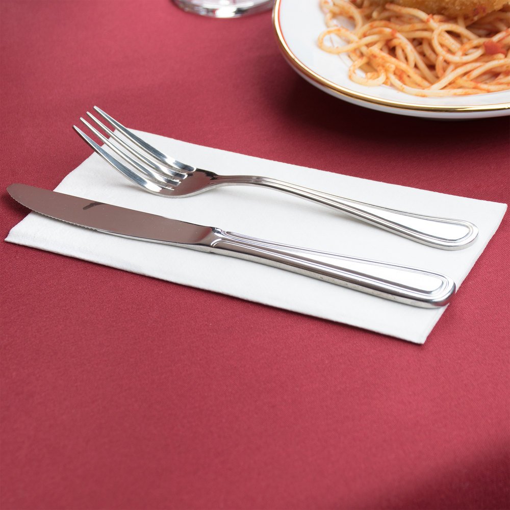 1200-Pack BloominGoods Disposable Bathroom Napkins | 12" x 17" Single-Use Classic Lite Linen-Feel Guest Towels, Made in USA | Cloth-Like Hand Towels, White