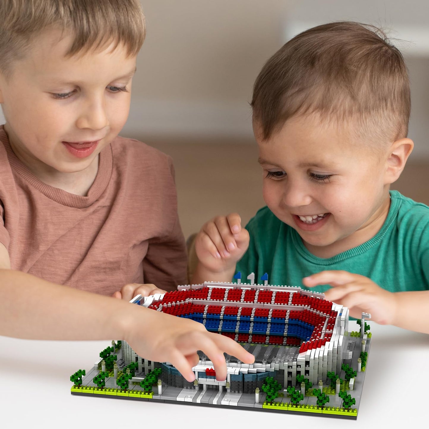 CAXIMSY Soccer Stadium Building Blocks Sets Toys Football Architecture Model Kits Gifts for Adults Kids Boys 3500+Pieces