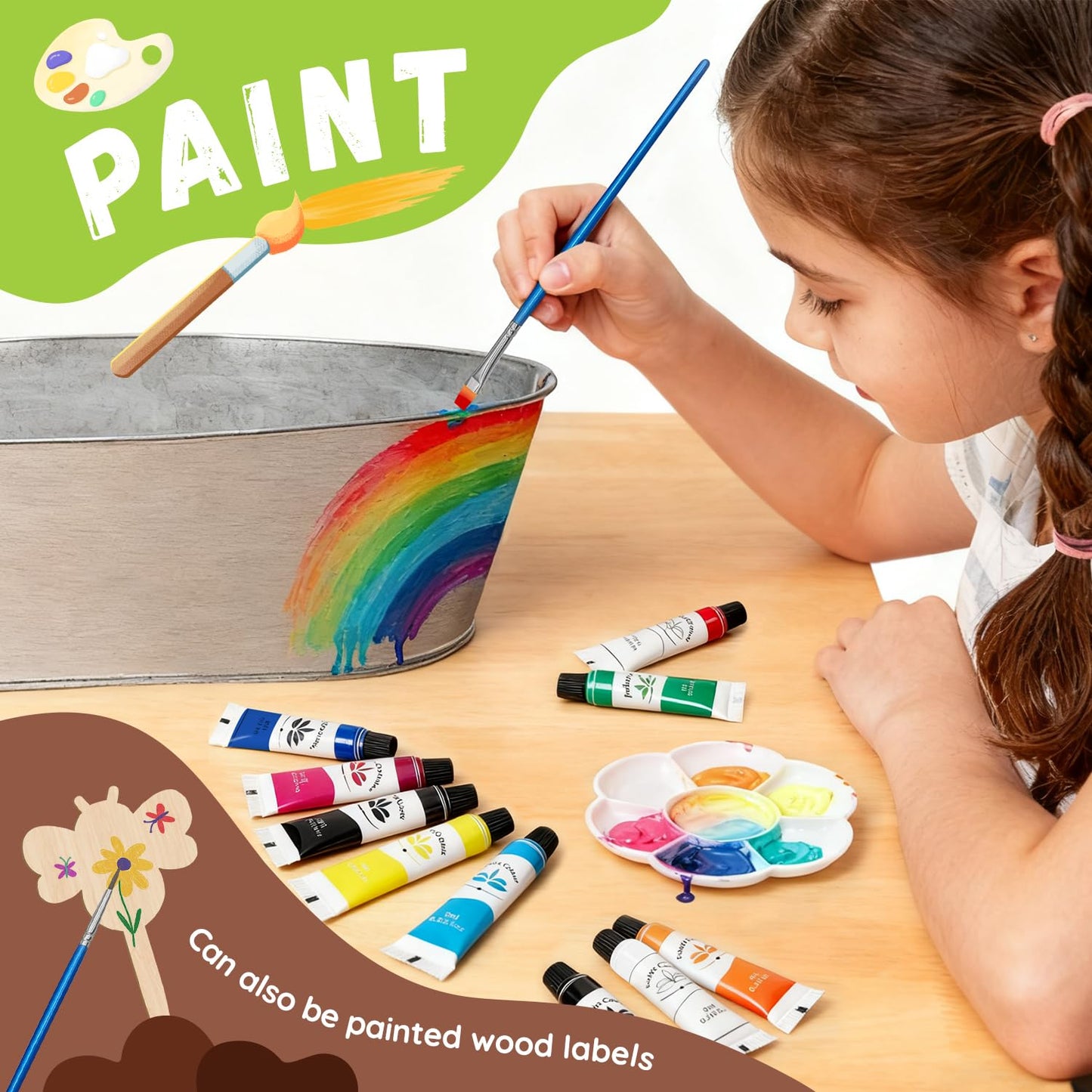 PLANTMEW Paint & Plant Flower Growing Kit