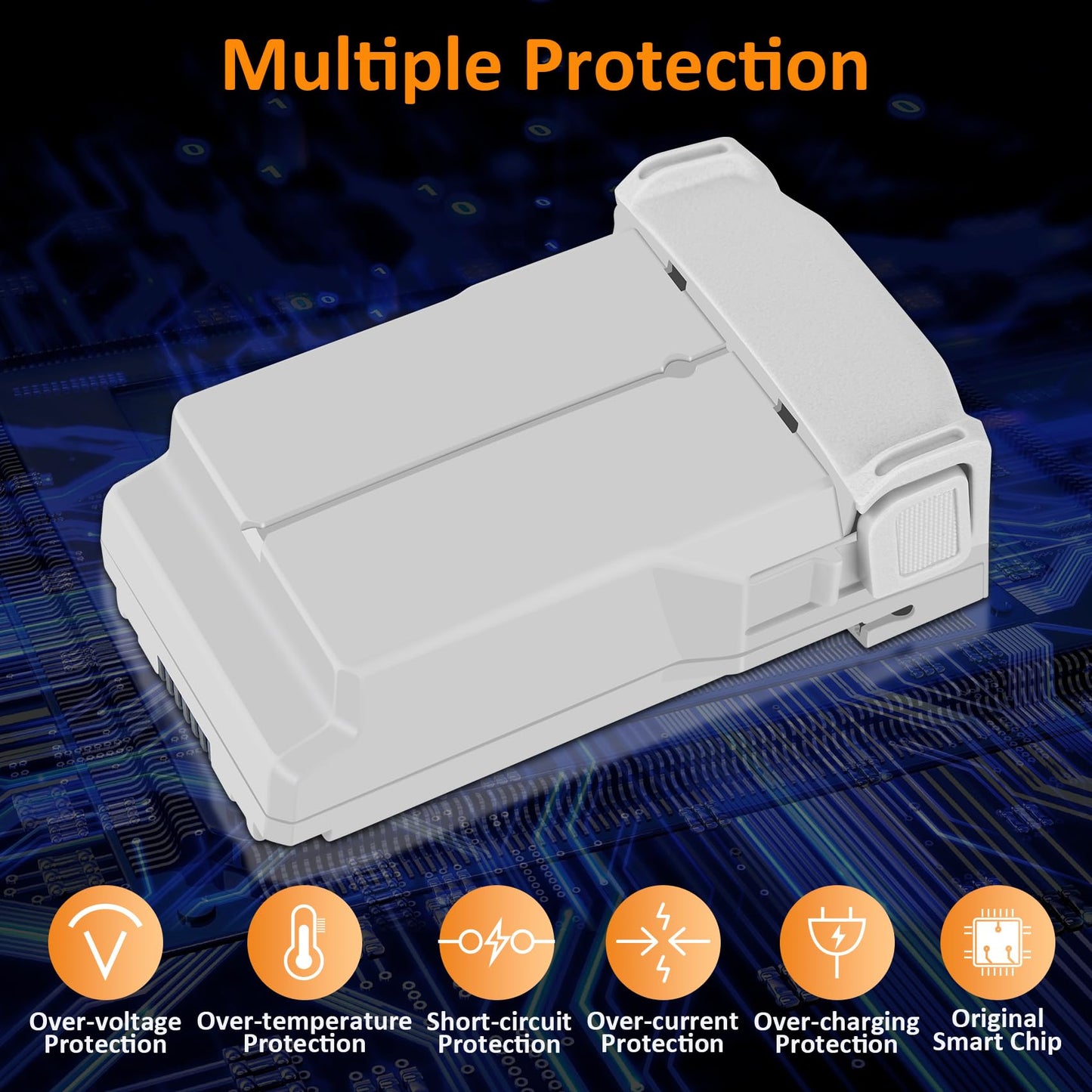 JHTC Intelligent Flight Mini 3 Battery Plus 2-Pack 3850mAh Replace for Mini 3/Mini 3 Pro Battery Compatible with Mini 3 / Mini 3 Pro Drone