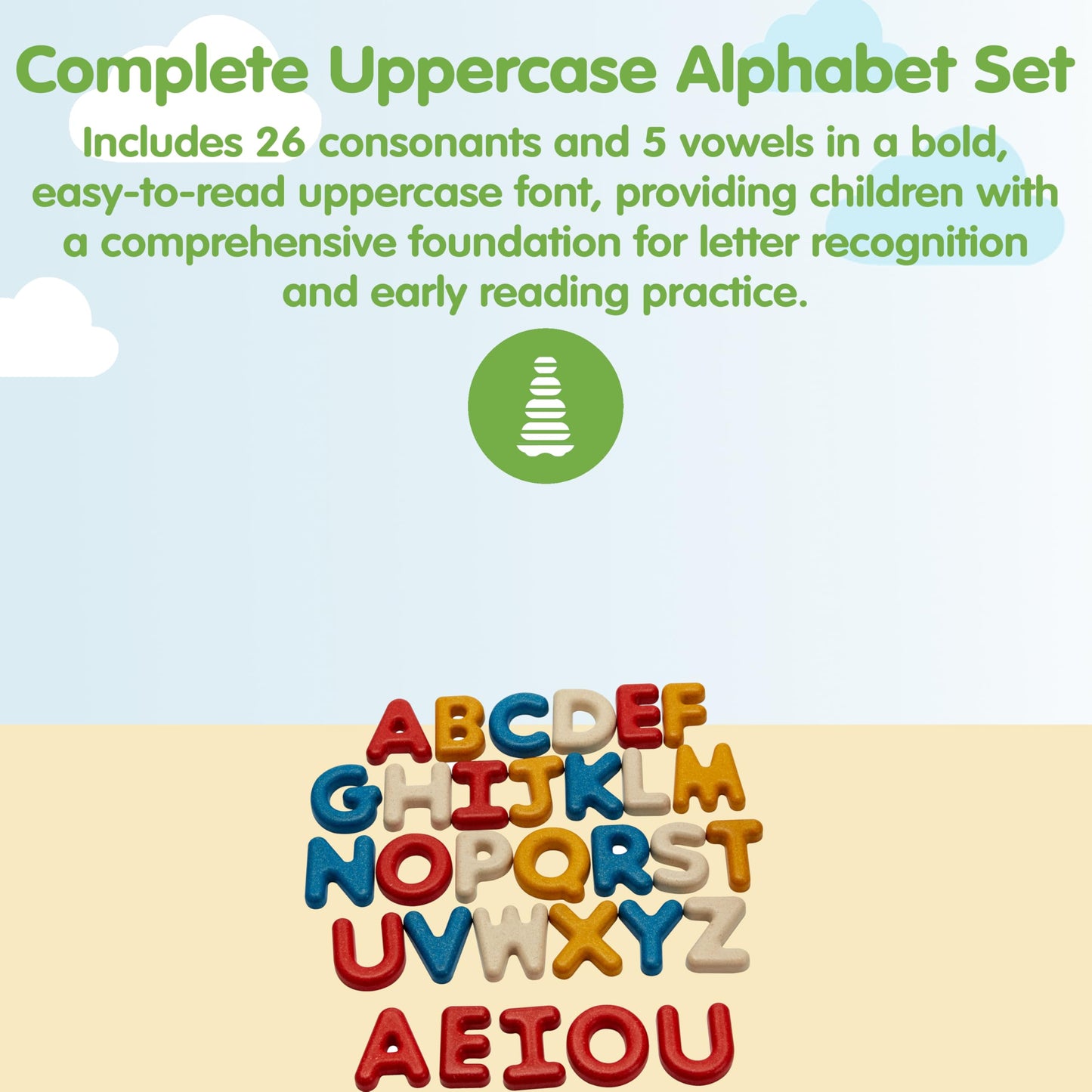 PlanToys Upper Case Alphabet (5406)