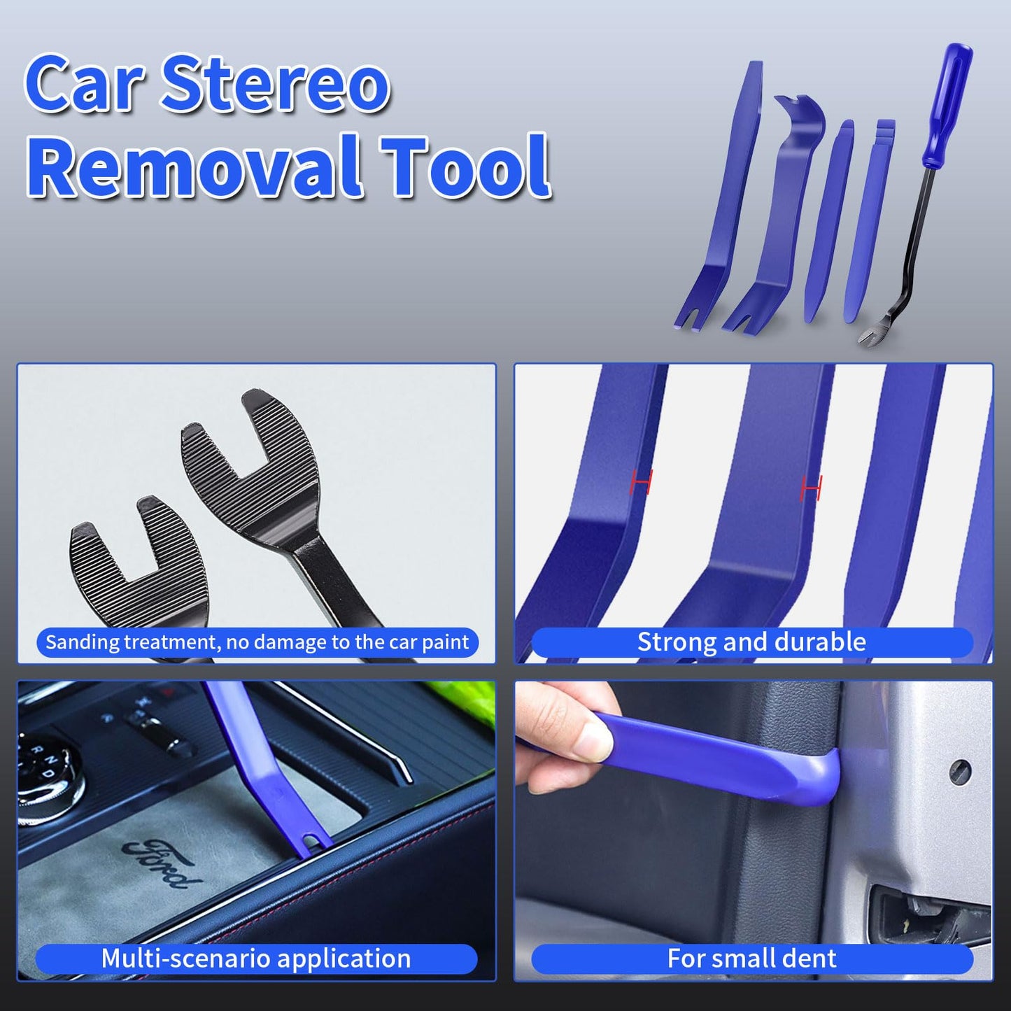 Super PDR Car Dent Repair Kit – Paintless Dent Puller Tool Set with 2 in 1 Slide Hammer, Glue Gun & New GlueTabs – No Paint Damage DIY Dent Remover for Door Dings, Hail, Hood & Fender Dents