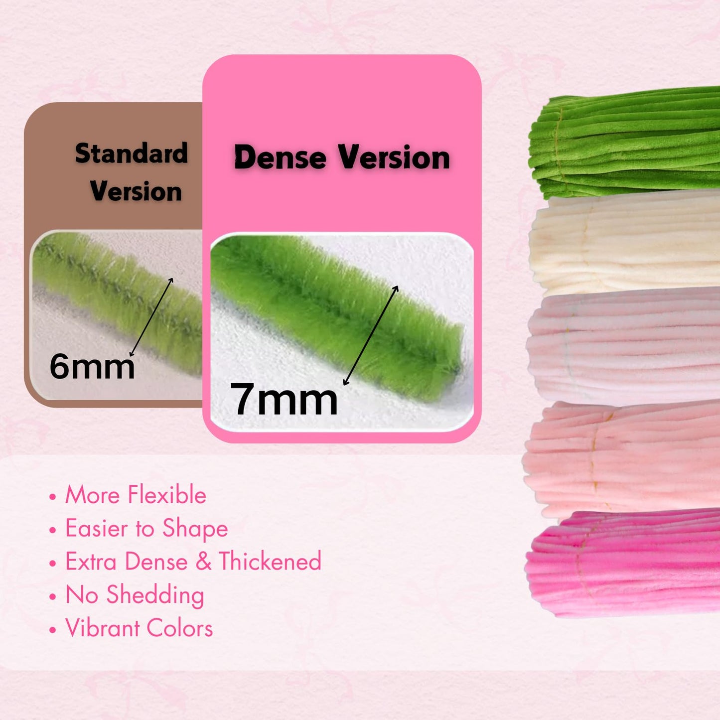 Balinging Upgraded 900 pcs Colorful Chenille Pipe Cleaners for Crafts, Extra Fuzzy Flexible Stems, 12 Inch Length for DIY Art, Kids and Adults Creative Projects