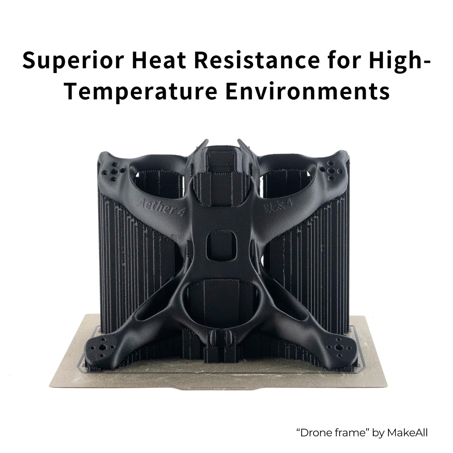 Siraya Tech Fibreheart PPA-CF 3D Printing Filament: Industrial-Grade Carbon Fiber Nylon, Superior Strength & Heat Resistance PAHT-CF (1kg, Black)