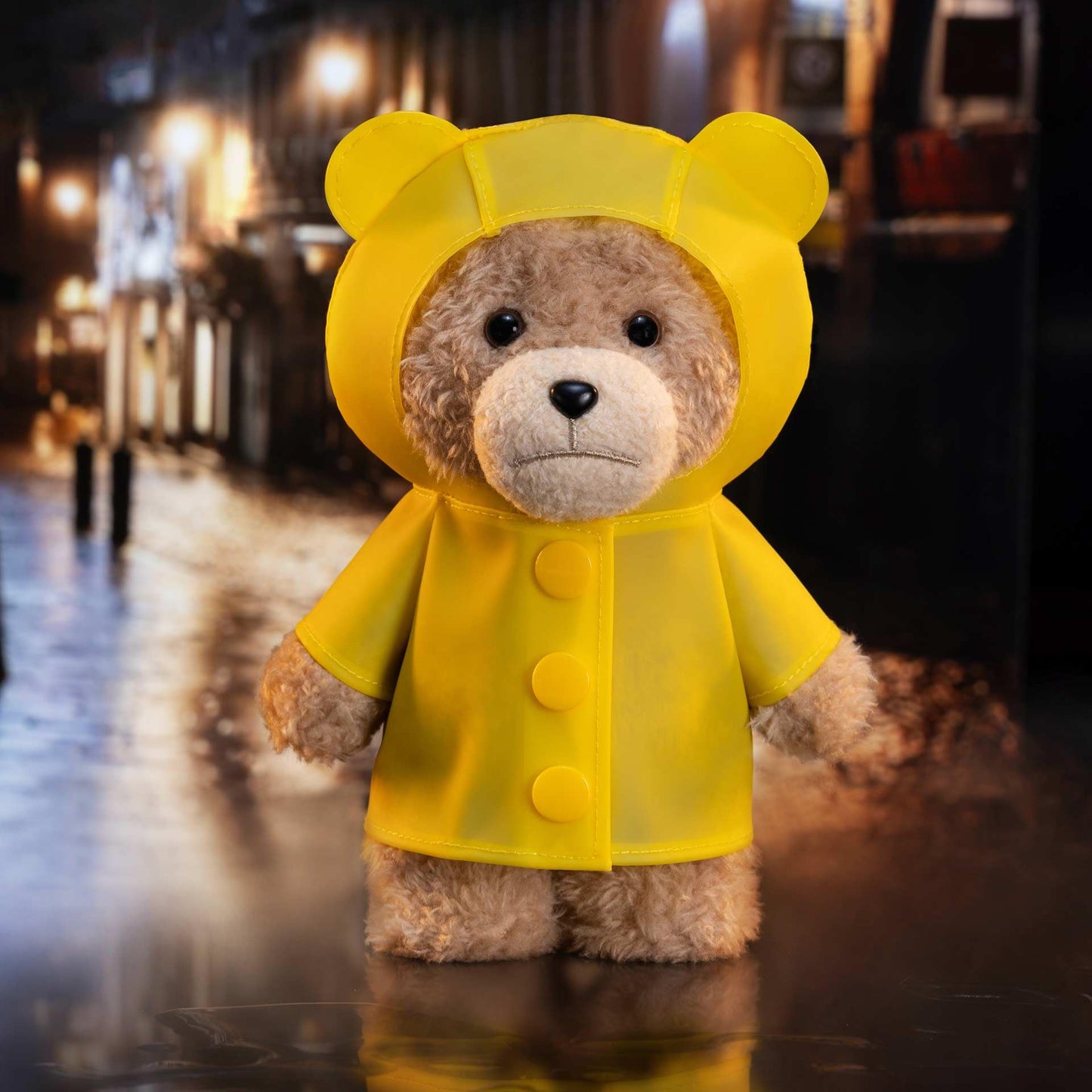 POP MART Ted2 Teddy Bear Action Plush Pendant Blind Box Figures, Random Design Action Figures Collectible Toys Home Decorations, Single Box
