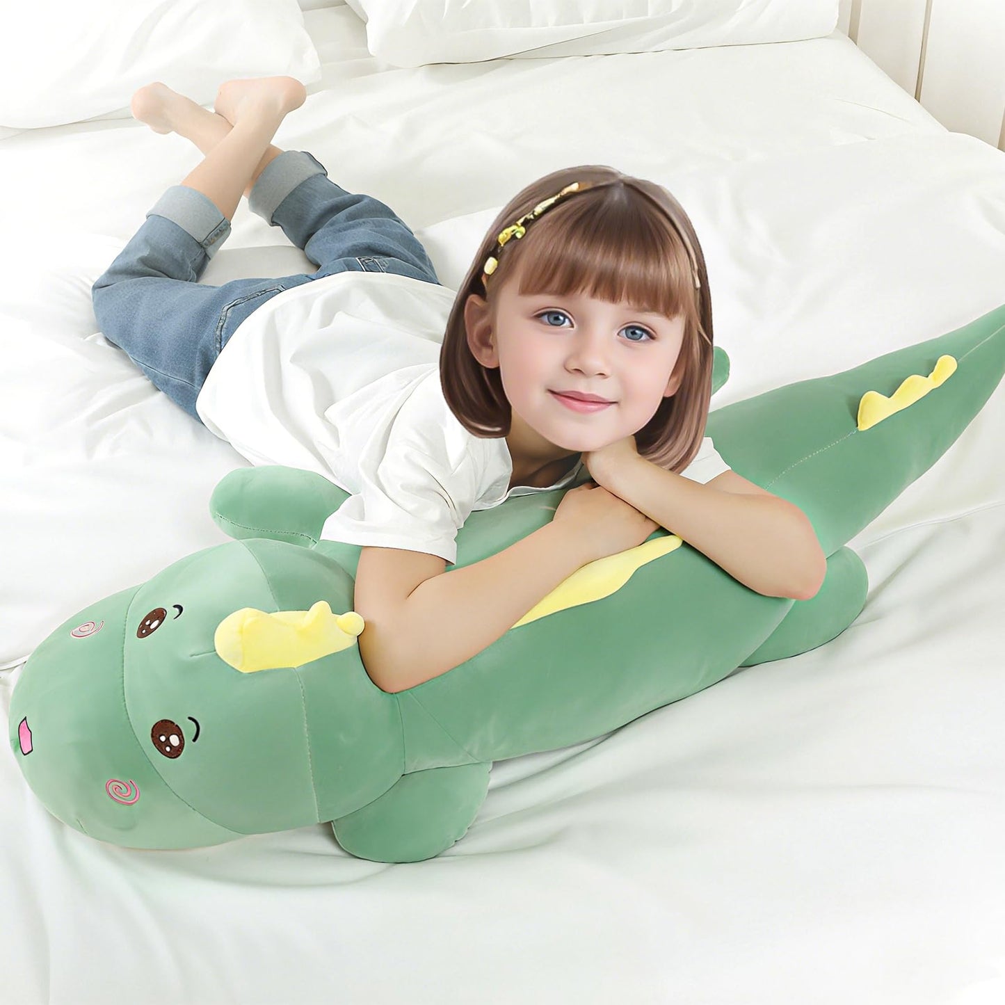 80cm Dinosaur Plush Toy Pillow