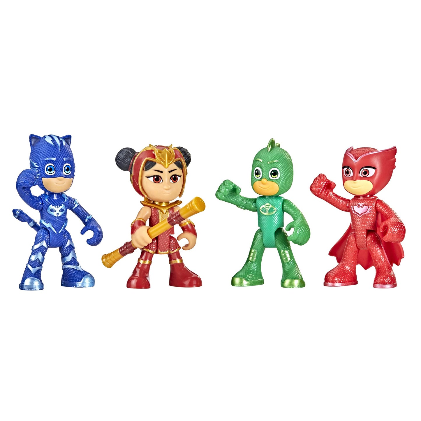 Hasbro PJ Masks Heroes and an Yu Figure Set Preschool Toy, 4 Poseable Action Figures and 1 Accessory for Kids Ages 3 and Up, F2642
