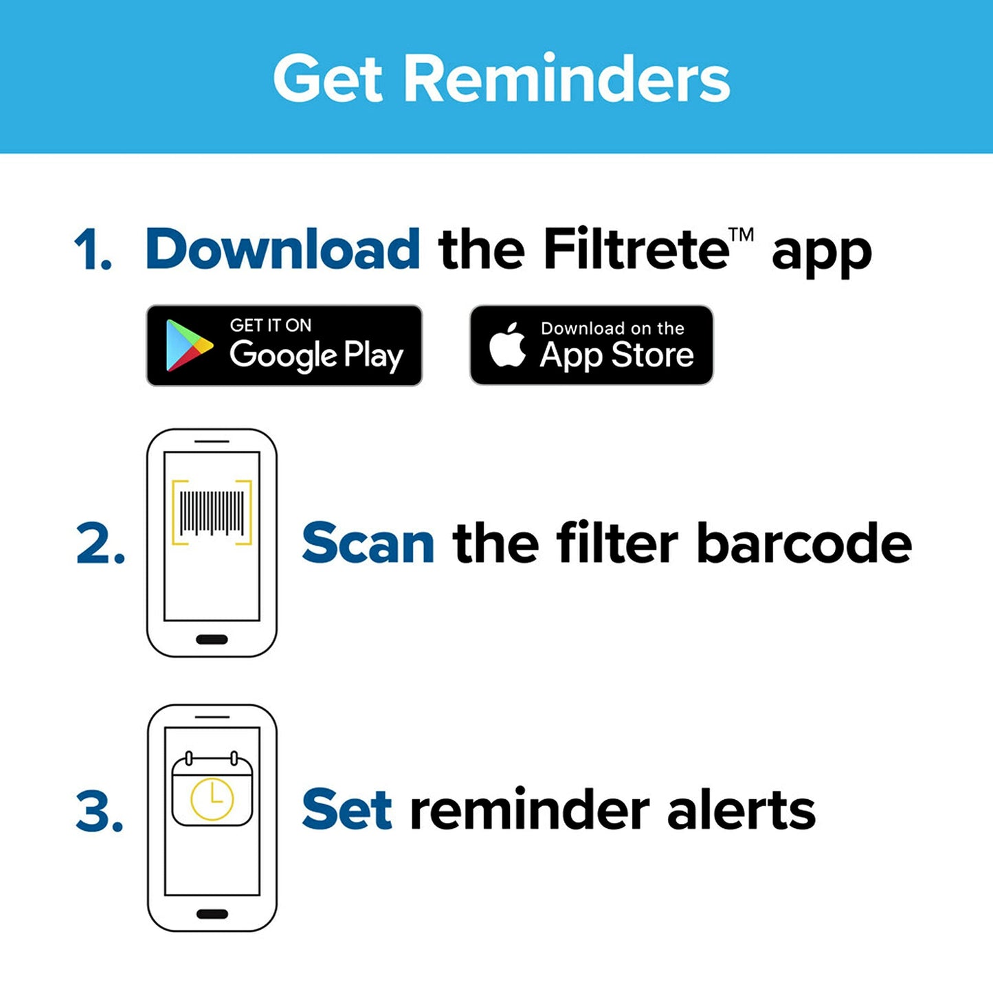 Filtrete 20x25x1 Air Filter, MPR 2800, MERV 14, Healthy Living Ultrafine Particle Reduction 3-Month Pleated 1-Inch Air Filters, 2 Filters