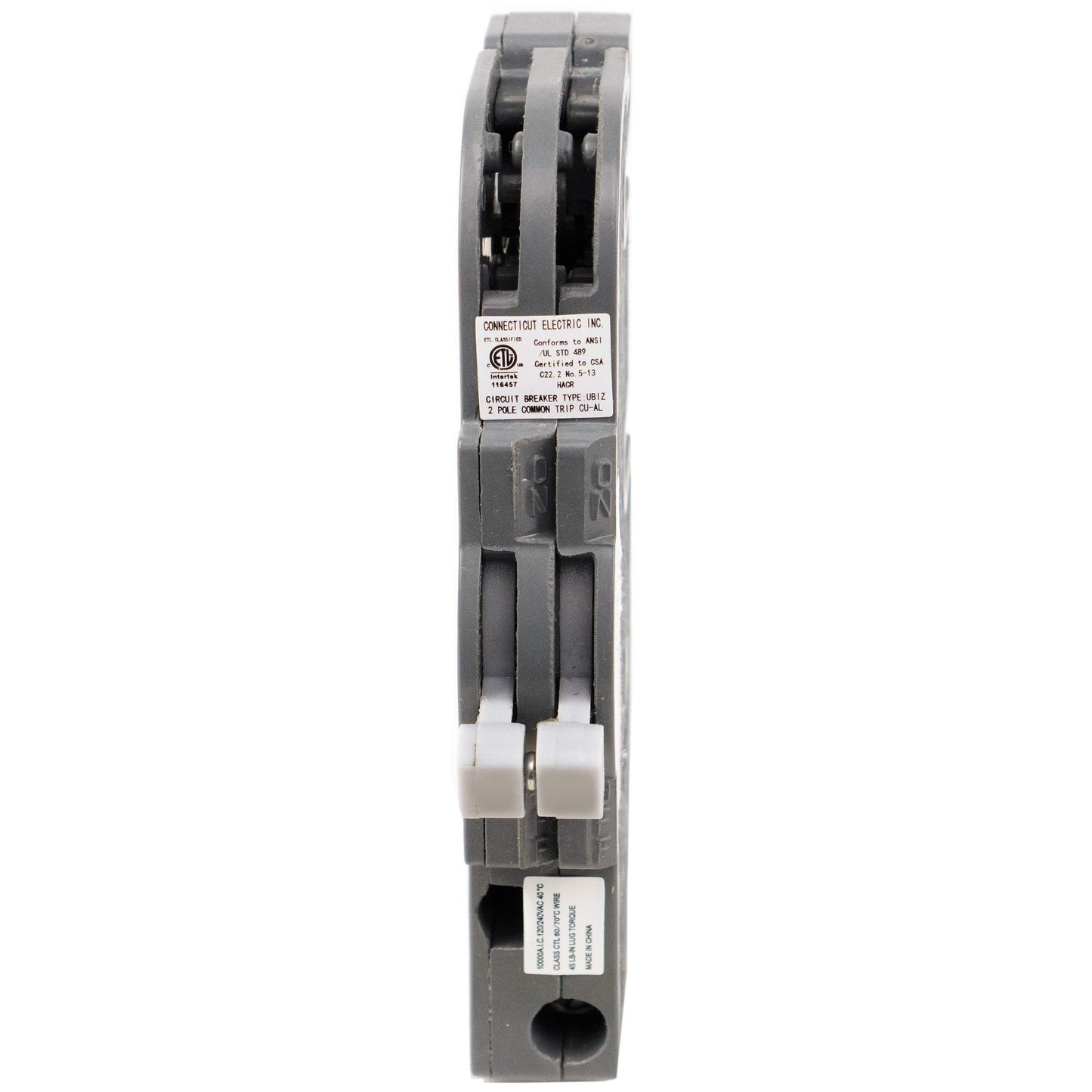 UBIZ0240-New Zinsco RC3840 Replacement. Two Pole 40 Amp Thin Series Manufactured By Connecticut Electric.