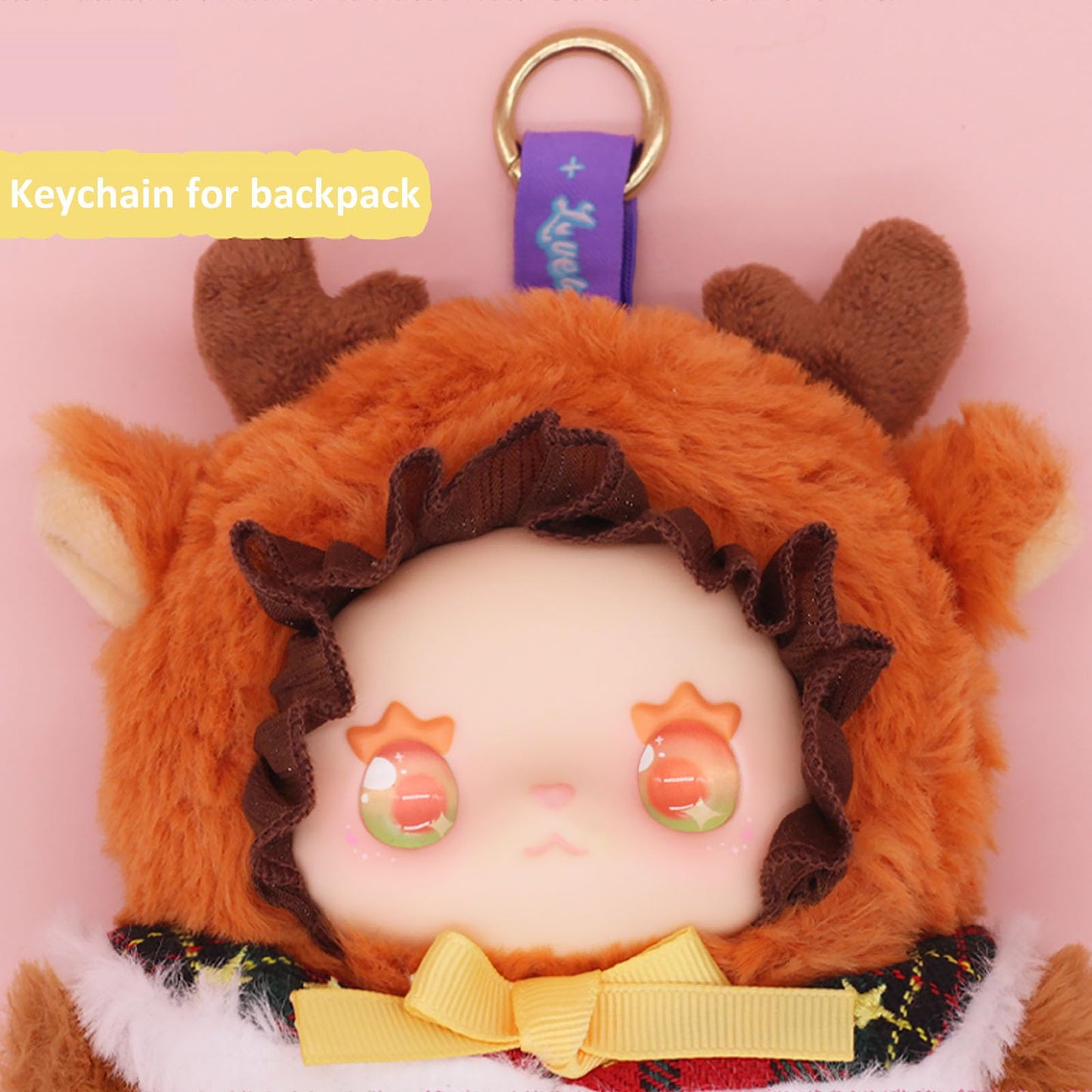 CALEMBOU Plush Doll Blind Box Figures, 6.7'' Cute Stuffed Animal Blind Plush, Kawaii 1 of 6 Possible Mystery Boxes Collectible Toys Cute Soft Plushies Birthday Gifts (Lovely Emma Pocket Zoo Series)