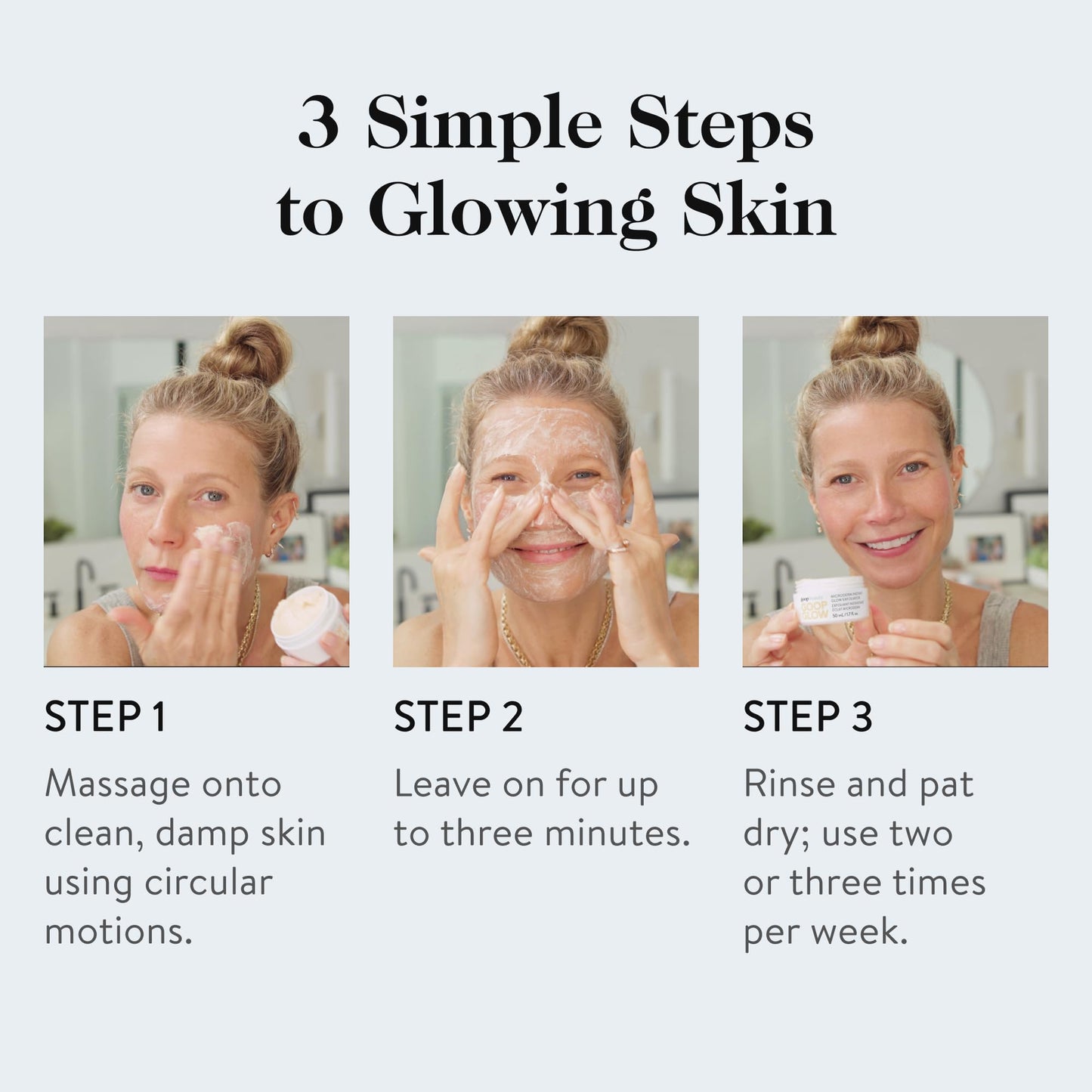 goop Beauty Microderm Exfoliator | Physical & Chemical Exfoliant to Smooth Skin Texture | Exfoliating Minerals & Glycolic Acid | At-Home Microdermabrasion | Silicone & Paraben Free | 0.5 fl oz
