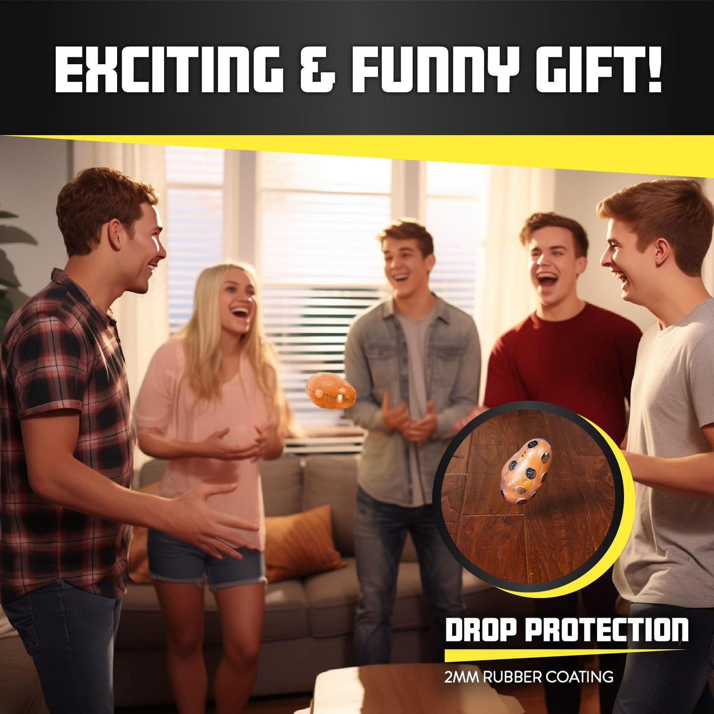 Lightning Reaction Shocktato Party Game - The Hilariously Funny Game of Shocking Potato - Gag Gifts and Stocking Stuffers for Teens