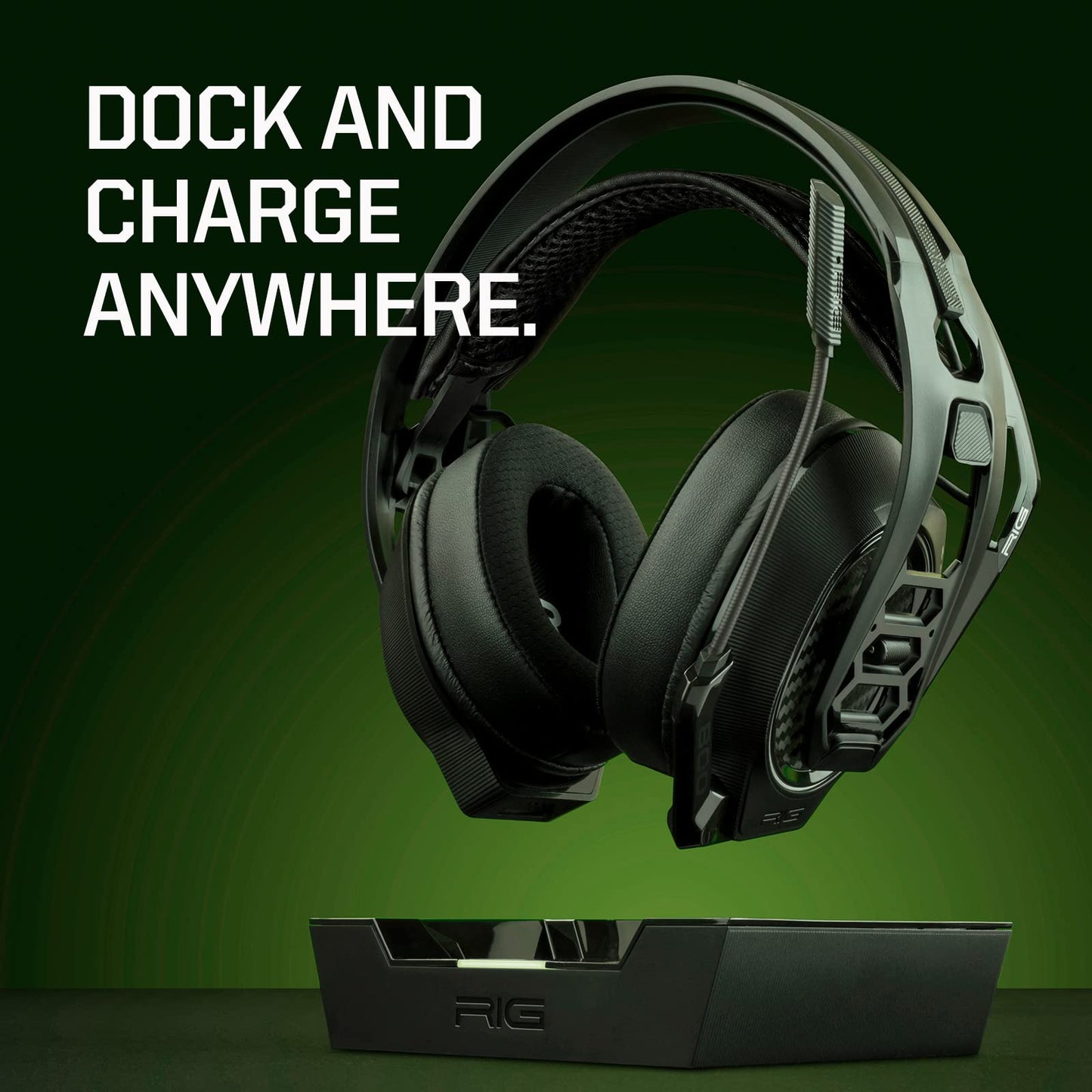 RIG 800 PRO Series Replacement Multi-Function Headset Charging Base Station Including USB-C to USB-A Cable (Wireless Transmitter not Included)