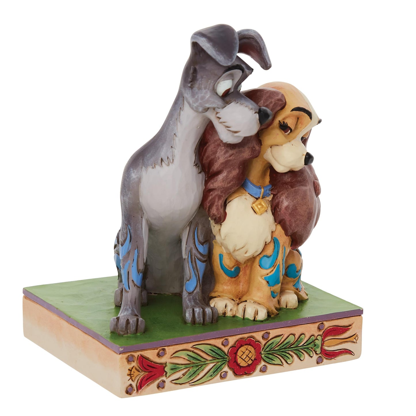 Enesco Disney Traditions by Jim Shore Lady and the Tramp Love Figurine, 4.5 Inch, Multicolor