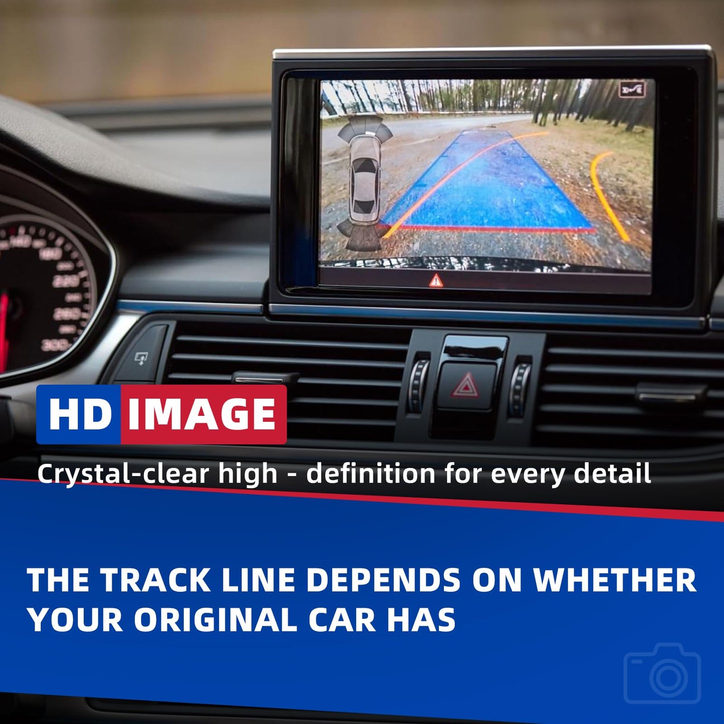 Backup Camera Rear View Camera Compatible with 2014 2015 Chevy Silverado Cheyenne GMC Sierra 1500 2500 HD 3500 HD Replaces # 22803702 23306741