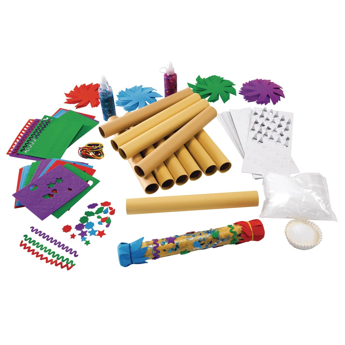 Colorations RAINKIT Rainstick Craft Kit, Kit for 12 (Pack of 12)