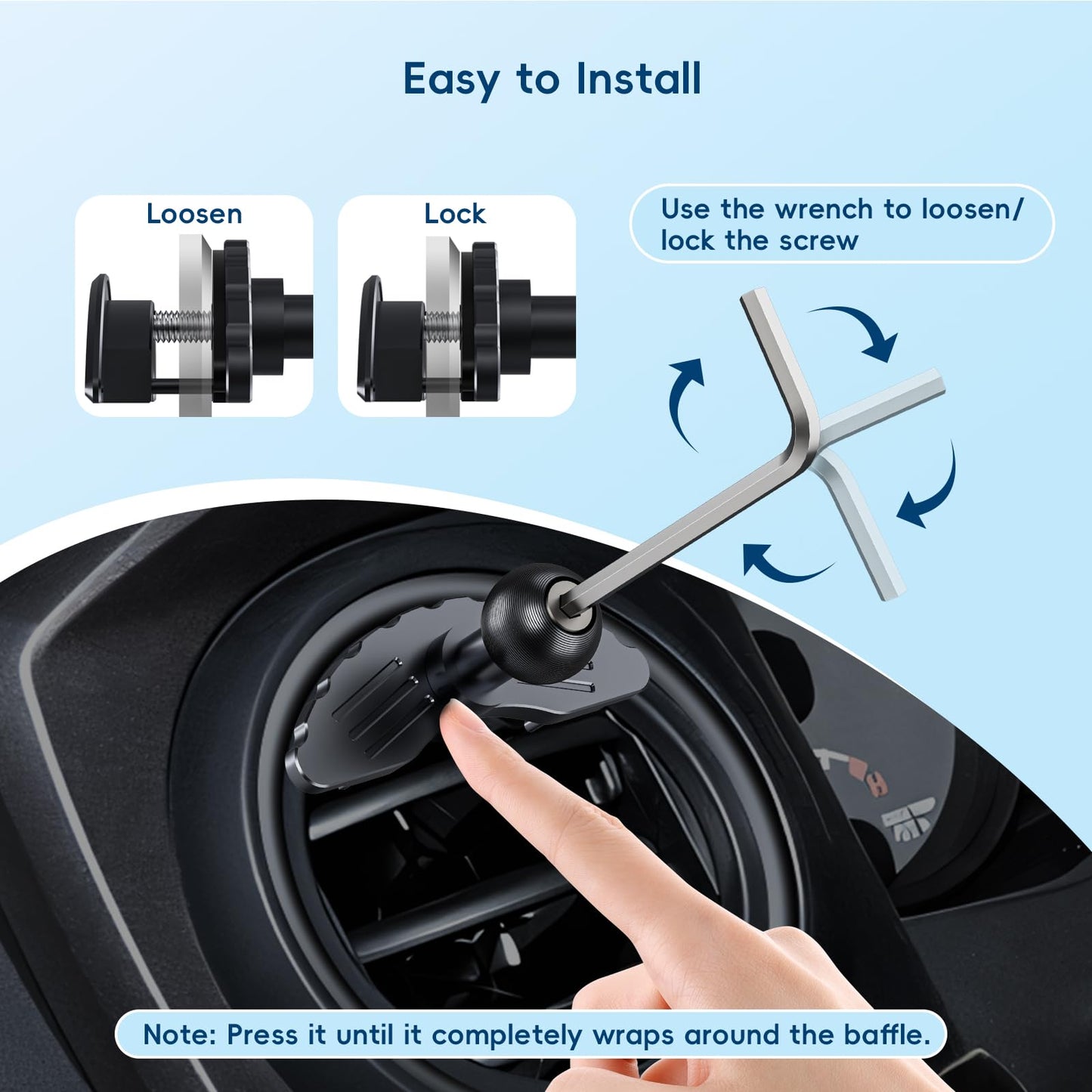 Upgraded Vent Magnetic Phone Mount for Jeep Wrangler JL 2018-2023,Gladiator JT 2020-2023 Air Vent Mounting Cell Phone Cradles 360° Rotation 20x Super Strong Magnet Phone Holder Fit for All Smartphone