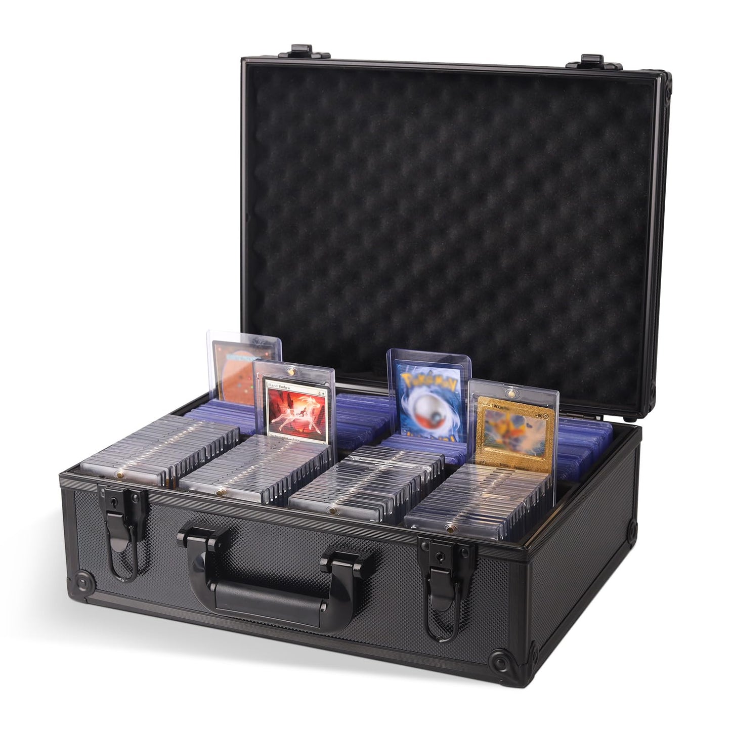 KAGSWAMO Toploader Storage Box Trading Card Storage Case, Sports Baseball Card Storage Box, Cards Case Holder (Holds 630+ Toploaders)