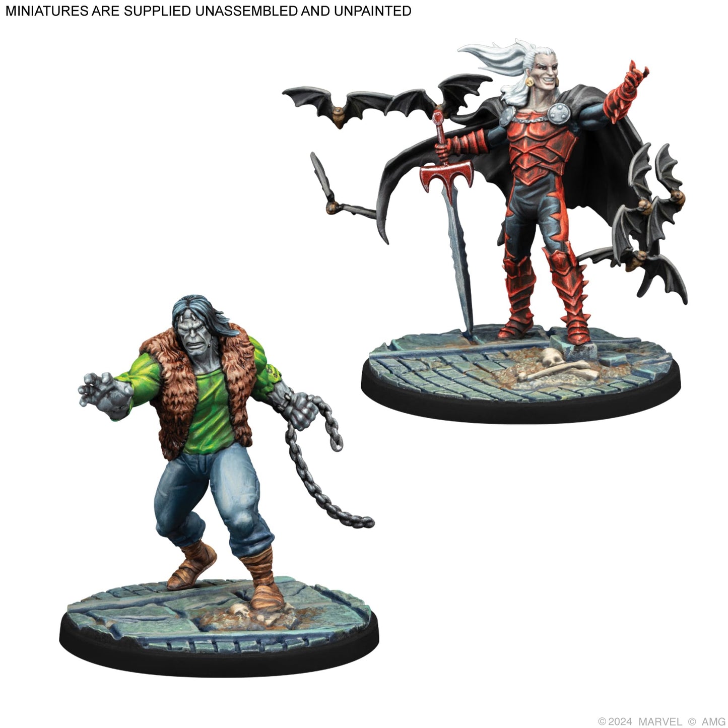 Marvel: Crisis Protocol Tomb of Dracula Character Pack - Add Supernatural Legends to Your Team! Tabletop Superhero Game, Ages 14+, 2 Players, 90 Min Playtime, Made by Atomic Mass Games