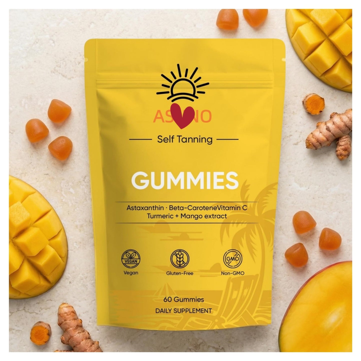 Tanning Gummies, Supports Skin Health