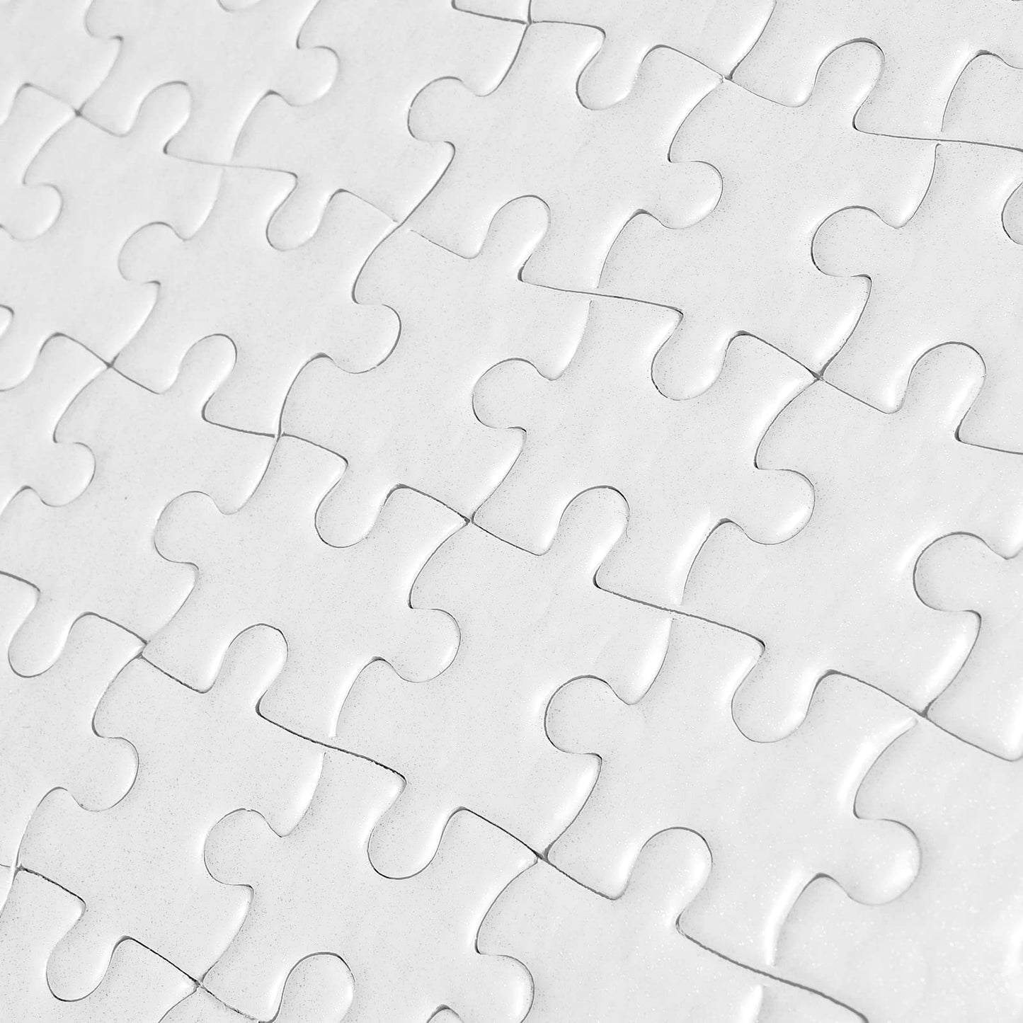 JAPCHET 12 Sets 15.5 x 11 Inches Sublimation Puzzle Blanks, 200 Pieces White Blank Sublimation Jigsaw Puzzles, DIY Custom Puzzle for Heart Press Thermal Transfer Printing Craft