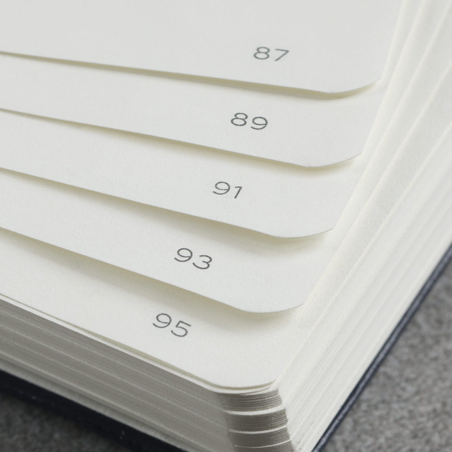 LEUCHTTURM1917 - Notebook Hardcover Master Slim A4+ - 123 Numbered Pages for Writing and Journaling (Navy, Ruled)