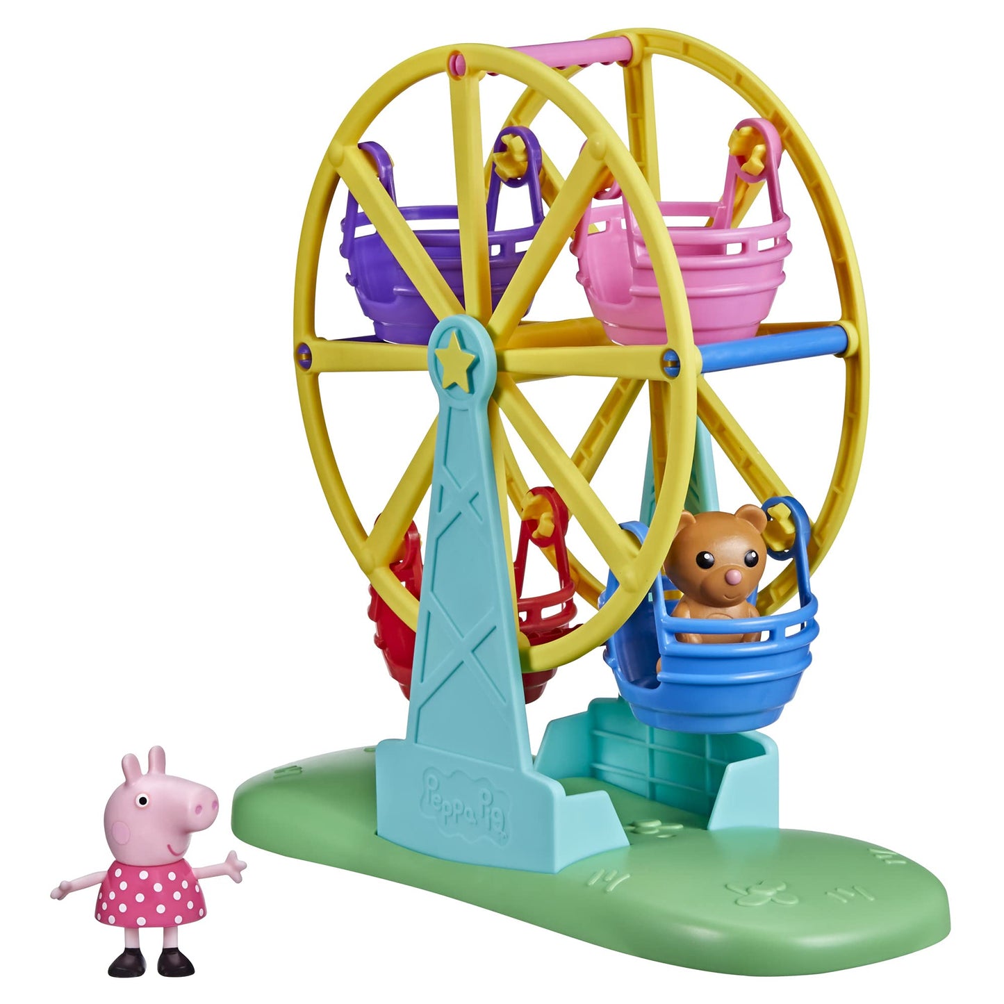 Peppa Pig Peppa's Adventures Fun on The Ferris Wheel Playset, Preschool Toy with Peppa Pig Figure and Accessory for Children from 3 Years