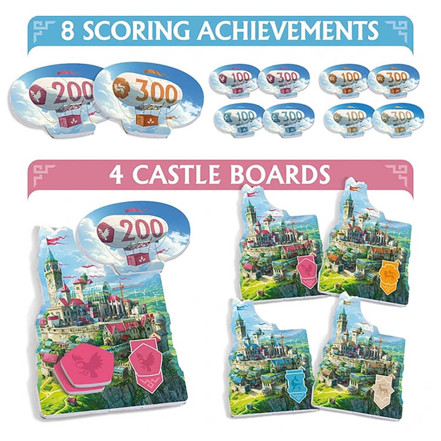 Mighty Boards: Rebirth - Tile Laying Board Game, Double-Sided Board Scotland-Ireland, Eurogame Set in A Lush & Hopeful Future, Age 10+, 2 to 4 Players