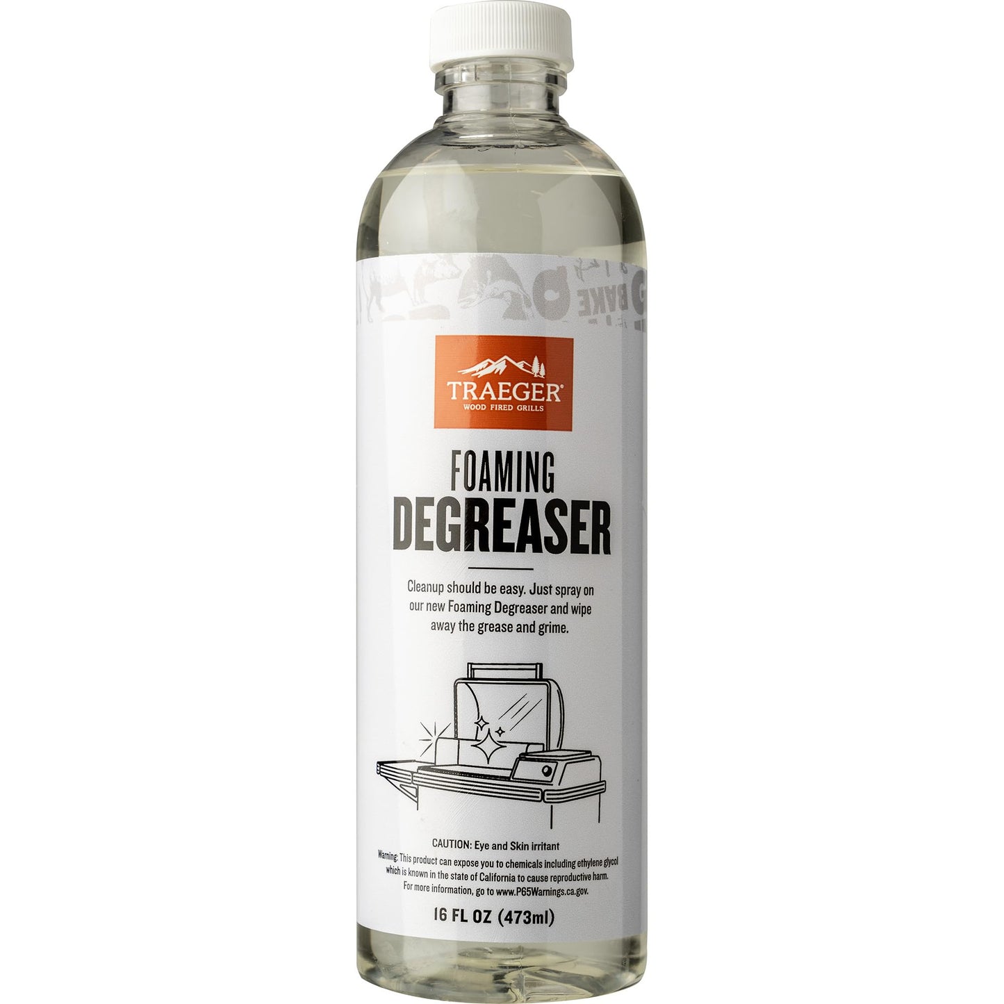 Traeger Grills Deep Cleaning Kit - Exterior Detailing Spray (16oz), Foaming Degreaser (16oz), Grill Scraper & Pad, Microfiber Towels, Nitrile Gloves - Tools for cleaning Grill, Smoker, Oven, Griddle