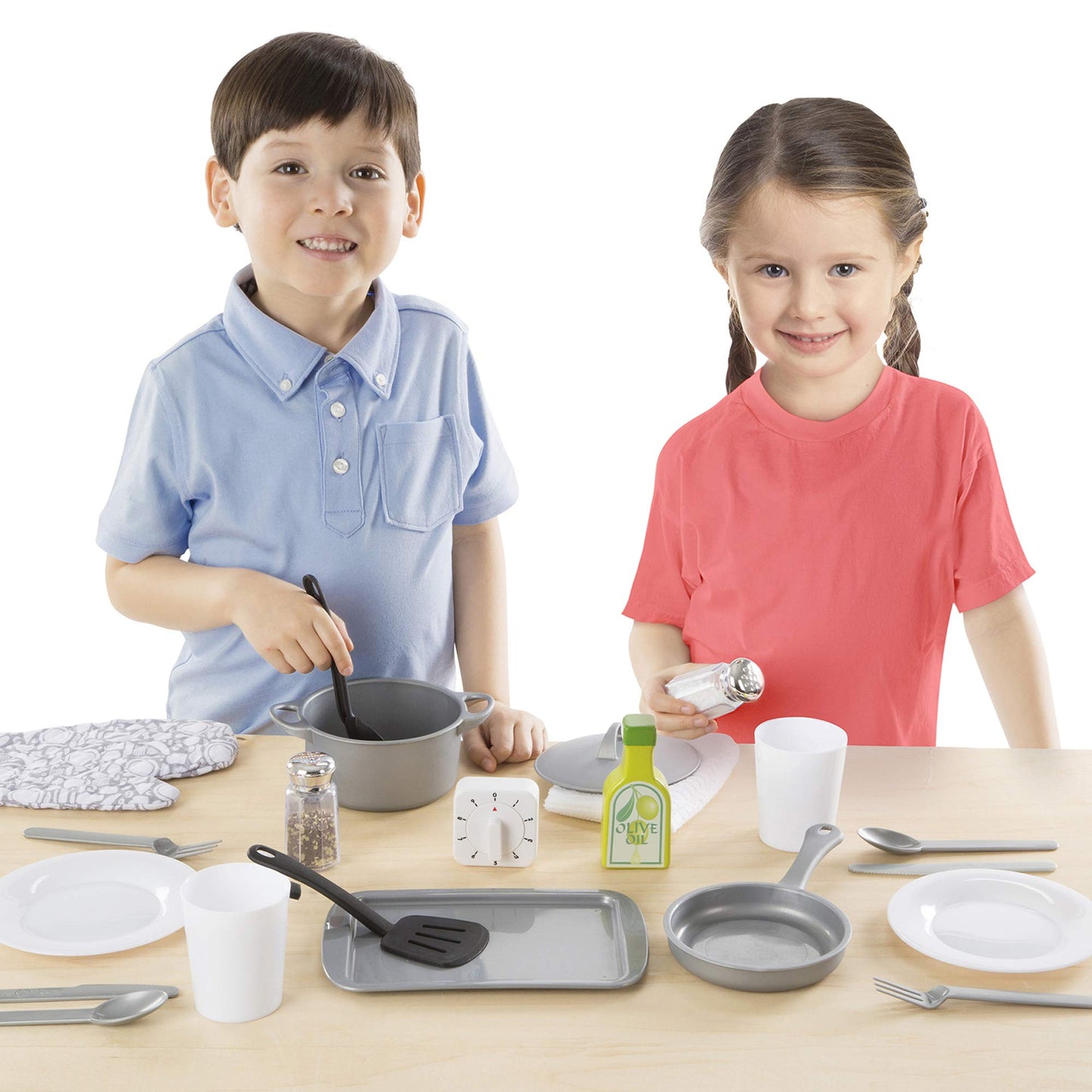 Melissa & Doug 22-Piece Play Kitchen Accessories Set - Utensils, Pot, Pans, and MoreMelissa & Doug 22-Piece Play Kitchen Accessories Set - Utensils, Pot, Pans, and More