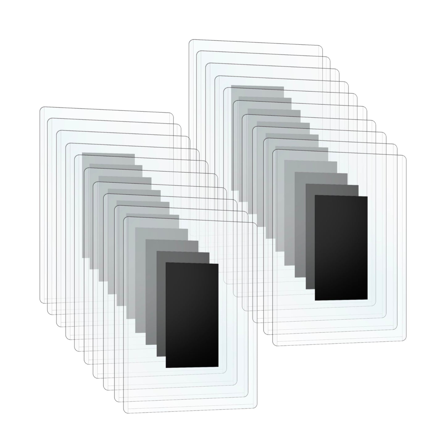 Magnetic sign holder 8.5" x 11", 20 pack, rigid document frame for locker, refrigerator, office, school and home