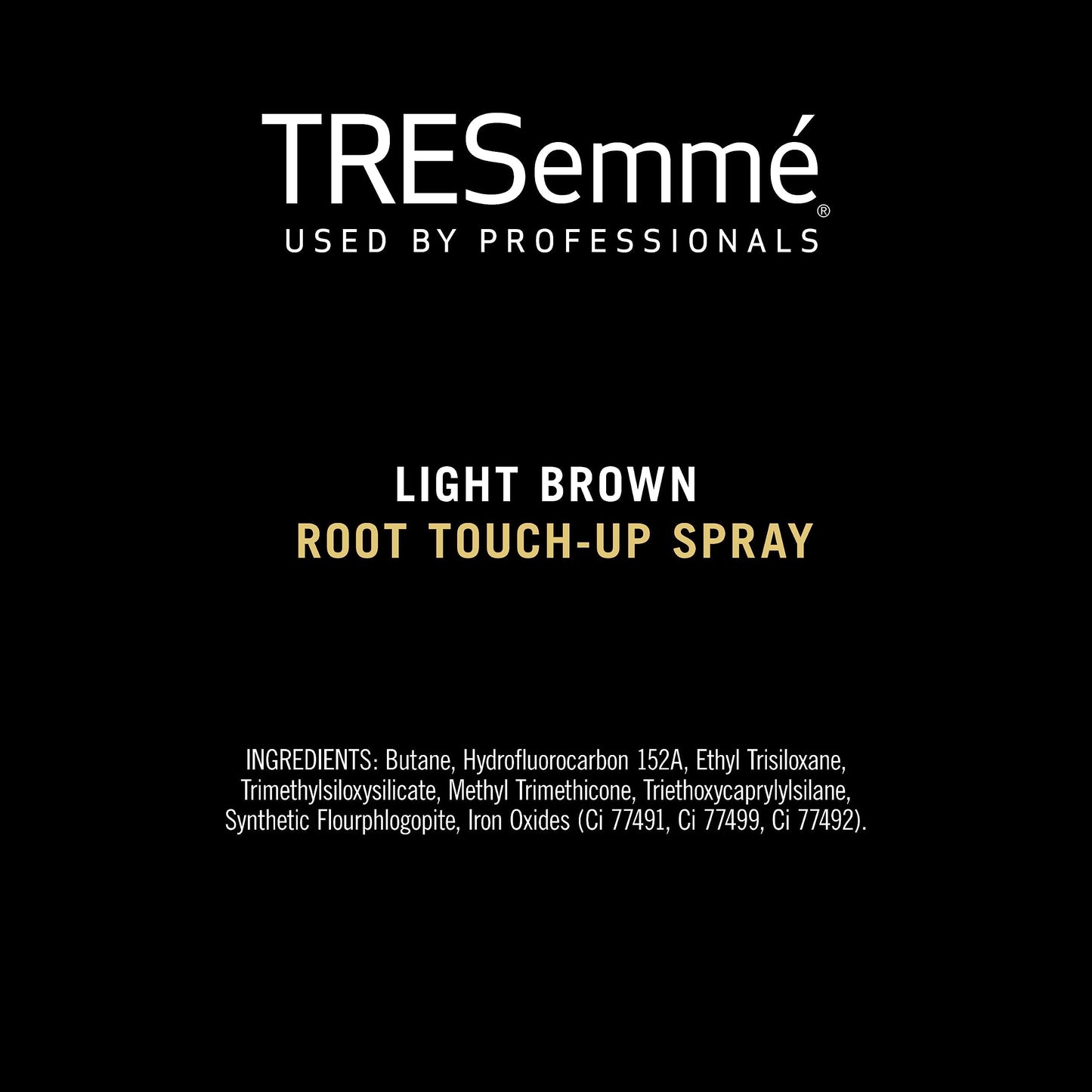TRESemmé Light Brown Root Touch Up Spray - Temporary Hair Color for Travel, For Women and Men, 2.5 Oz (Pack of 6)