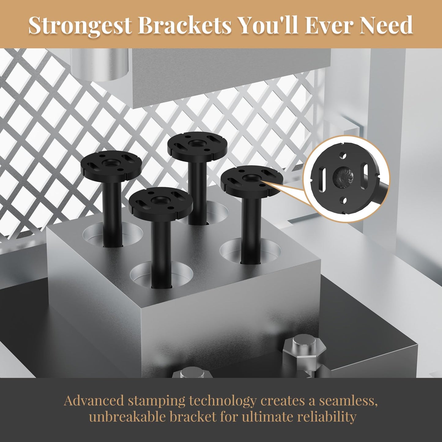8pcs Wall Shelf Brackets Heavy Duty Floating Shelf Bracket Hidden,Invisible Black Shelving Brackets Decorative Floating Shelf Hardware Heavy Duty,Metal Shelf Support Bracket (8 inch-8pcs)