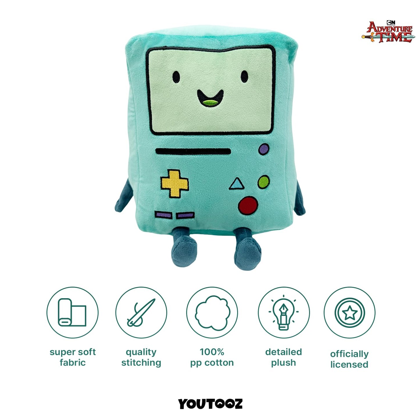 Youtooz Adventure Time BMO Plush, 9-Inch Official Licensed Collectible Plush from Adventure Time