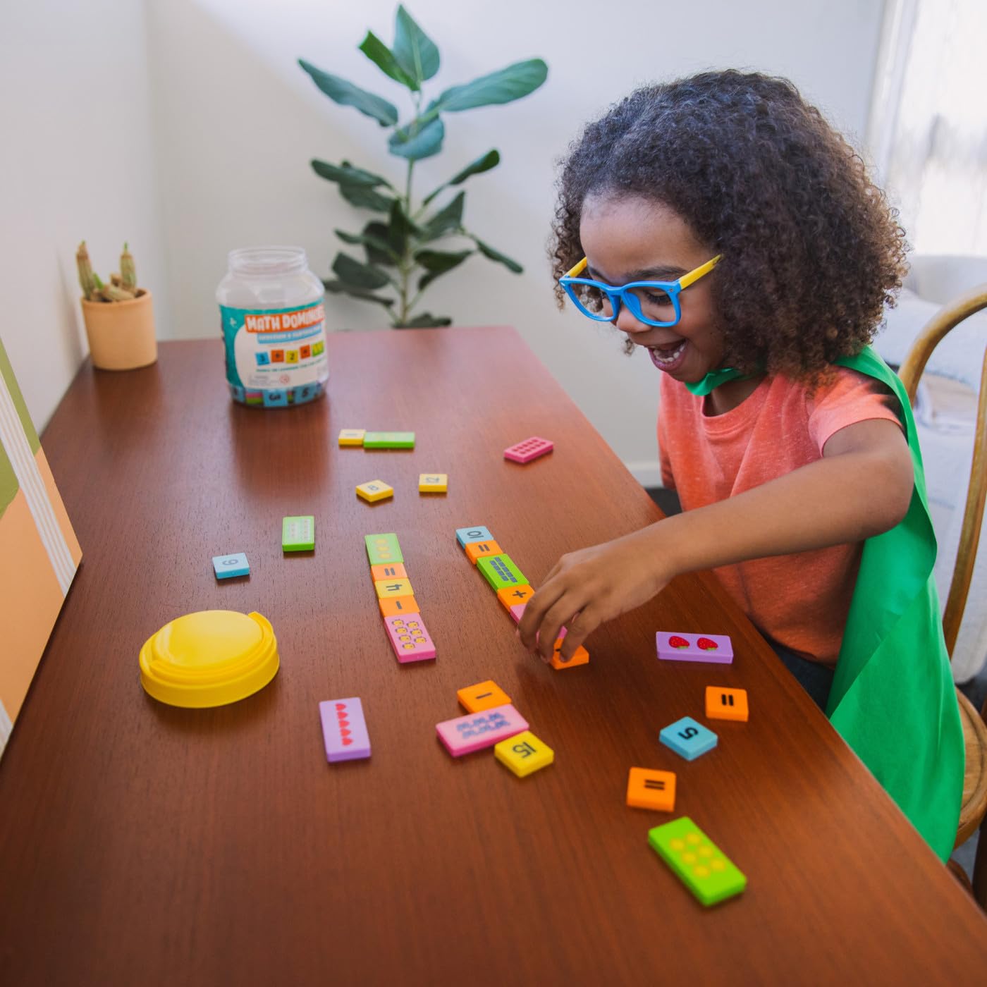 Educational Insights Math Dominoes Addition & Subtraction - Math Preschool Activities for Classroom & Home, Toddler Learning Toys, Gift for Ages 3+